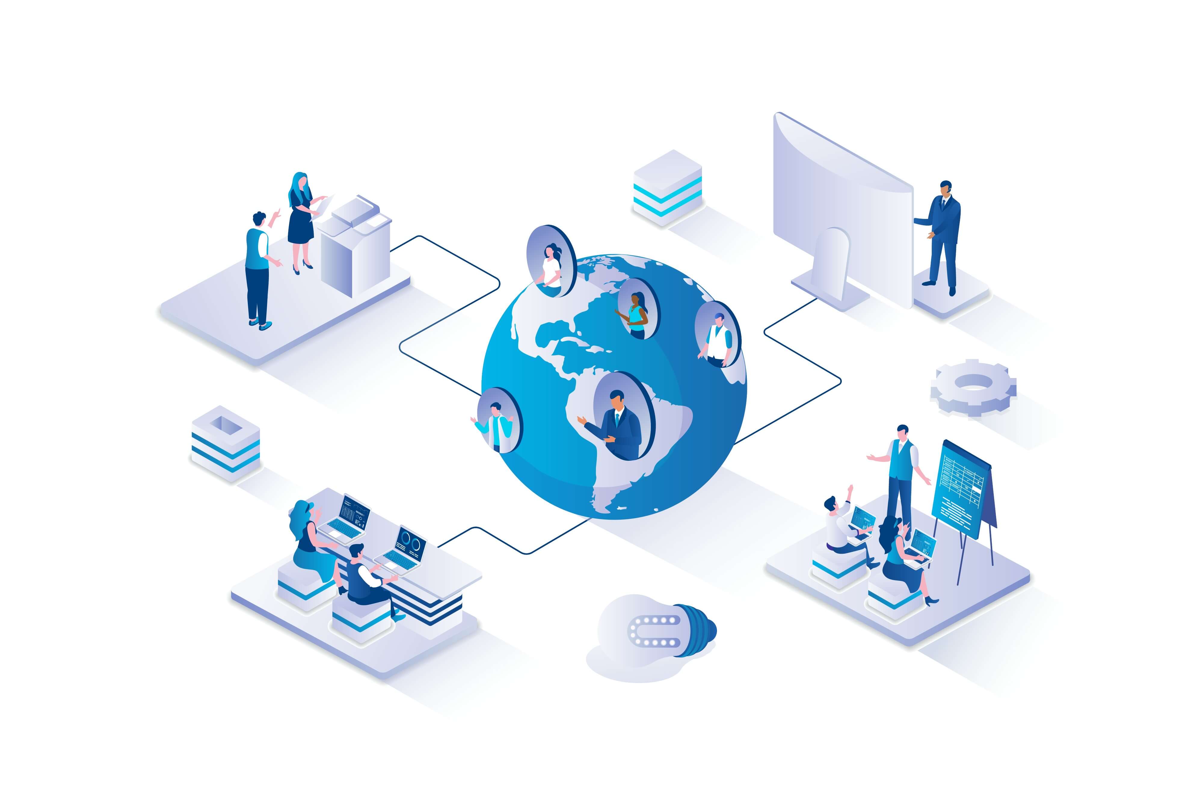 Dashboard showing employee engagement analytics and disengagement risk signals